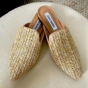 Worn once, perfect condition Steve Madden mules.